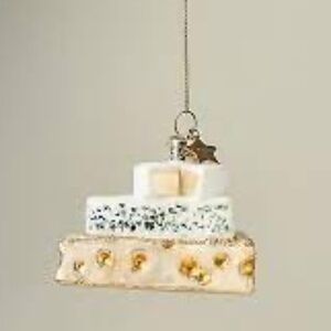 NWT Anthropologie 3 Cheeses Christmas Tree Ornament